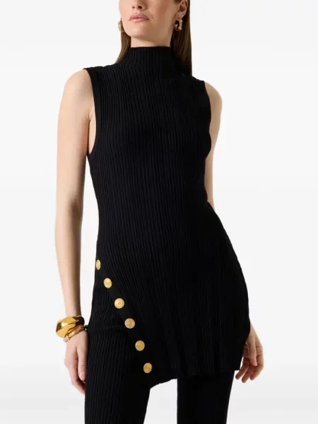 Top Guess tricotate negru