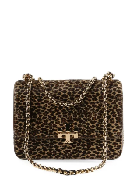 Geantă Tory Burch cu imagine cu model leopard maro