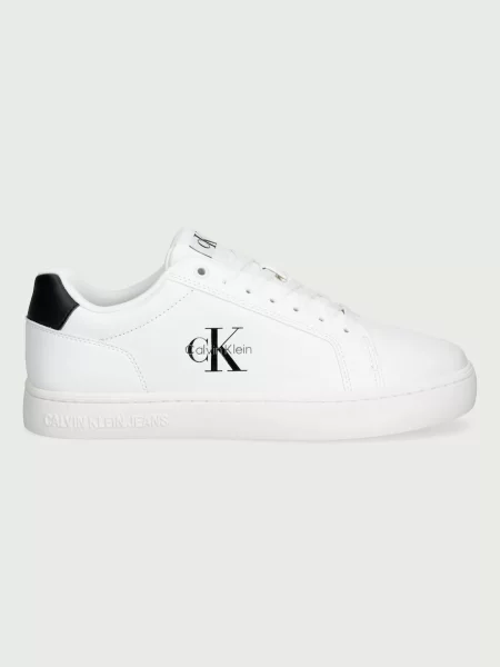 Calvin Klein CLASSIC CUPSOLE MONO LTH sportcipő férfi fehér