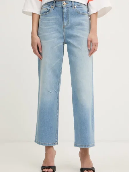 Just Cavalli jeansy straight niebieskie