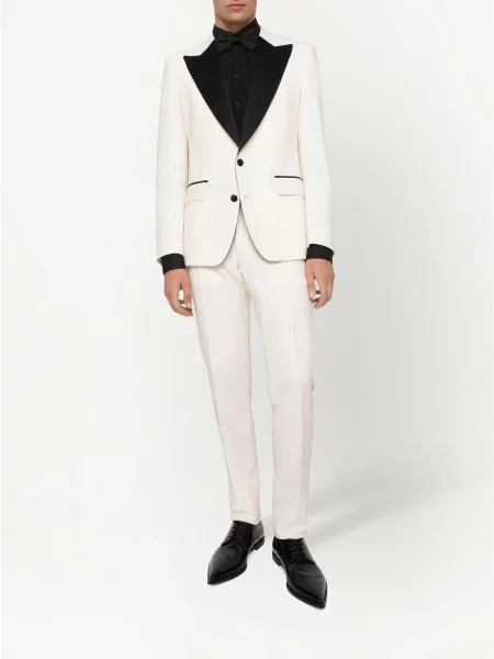 Kalhoty Dolce & Gabbana bílé