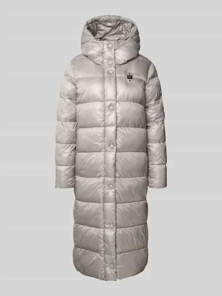 Płaszcz pikowany o kroju regular fit z detalem z logo model „BELLEVUE” Blauer