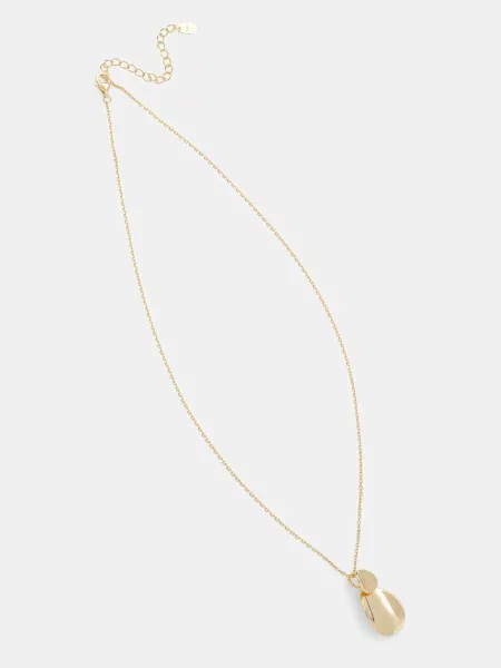 Pozlaćena srebrna ogrlica Answear.LAB zlatna
