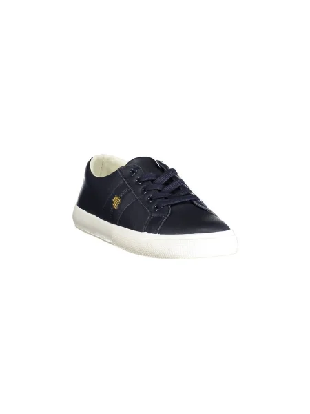 Bőr tornacipő Ralph Lauren kék