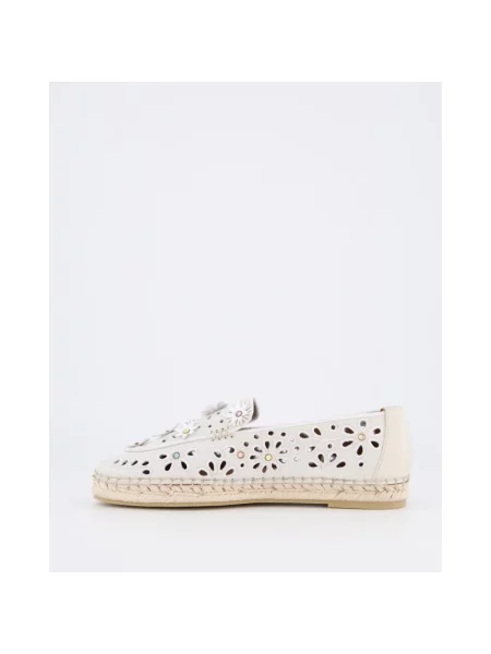 Espadryle Kurt Geiger London skórzane beżowe