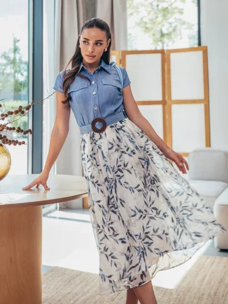 Сукні Dressa шифон блакитний