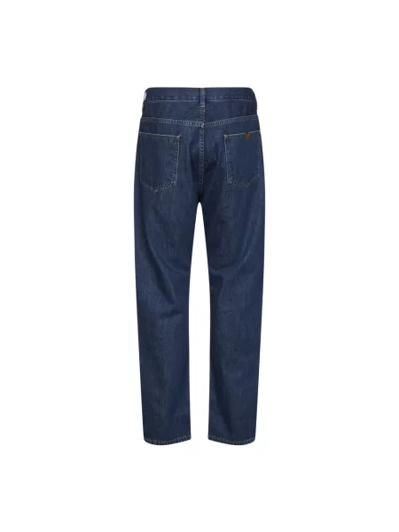 Jeansy straight leg Valentino niebieskie