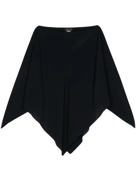 Satynowa bluzka Gianluca Capannolo niebieska