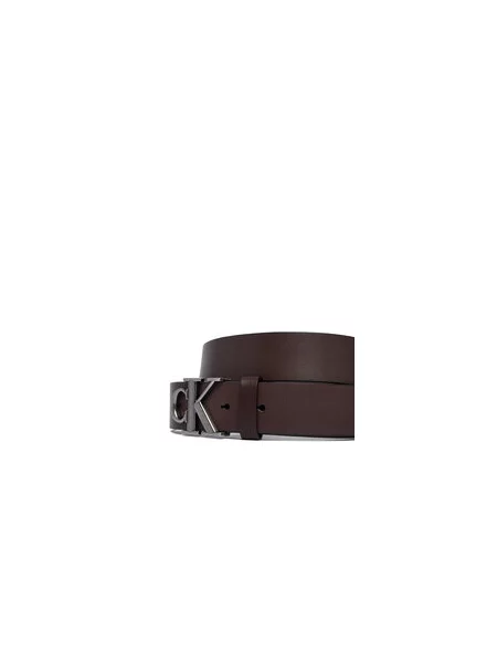Nadrágszíj Calvin Klein Ck Buckle Smooth Sötétbarna