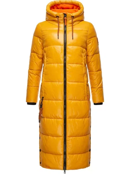 NAVAHOO Palton de iarnă Schmuseengel galben negru