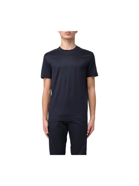 Koszulka Emporio Armani niebieska