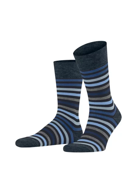 Skarpety Falke Tinted Stripe niebieskie