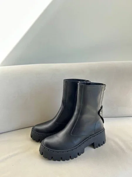 Кожаные ботинки челси 105.store черные