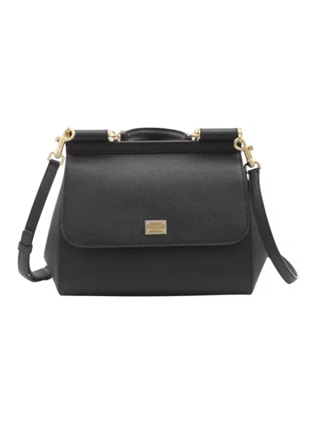 Torebka Dolce And Gabbana skórzana czarna