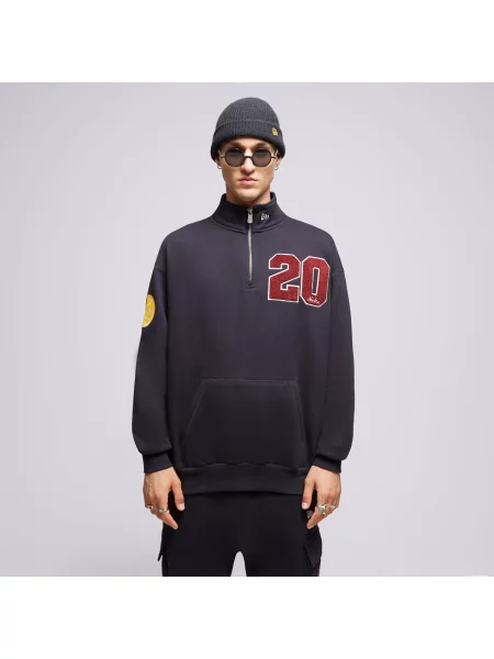 New Era Bluza Rozpinana Ne Quarter Zip None granatowa