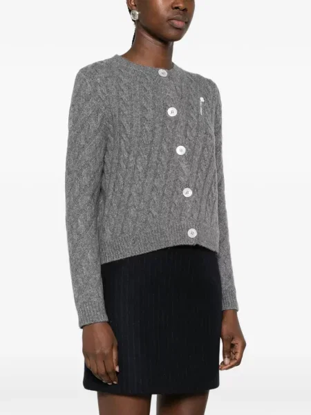 Cardigan Shushu/tong tricotate gri