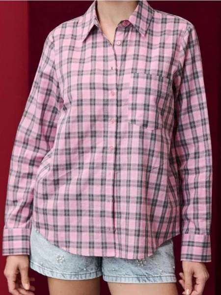 Картата сорочка різнобарвний