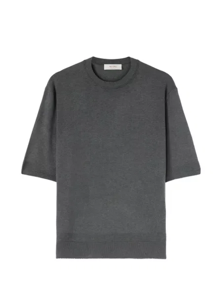 Tricou Retori de mătase gri