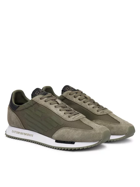 Tenisice Emporio Armani zelena