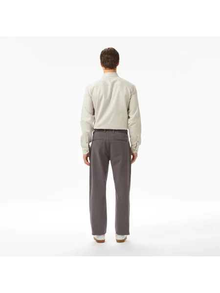 Lacoste Spodnie Regular Fit Ciemnoszare szary