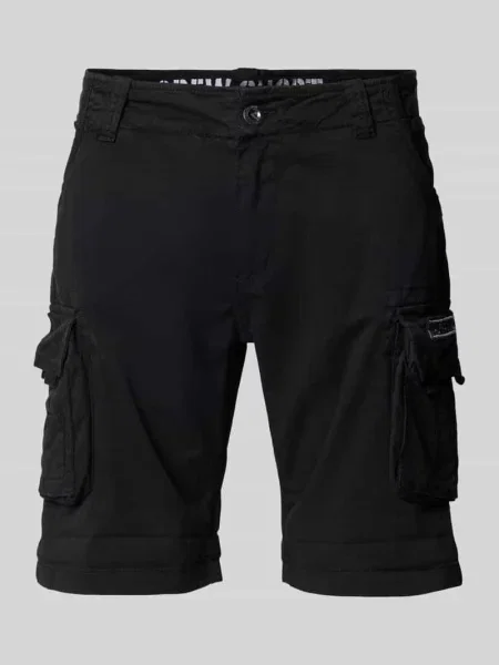 Alpha Industries Szorty materiałowe Crew czarny