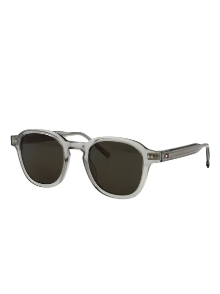 Ochelari de soare rotunzi Tommy Hilfiger gri