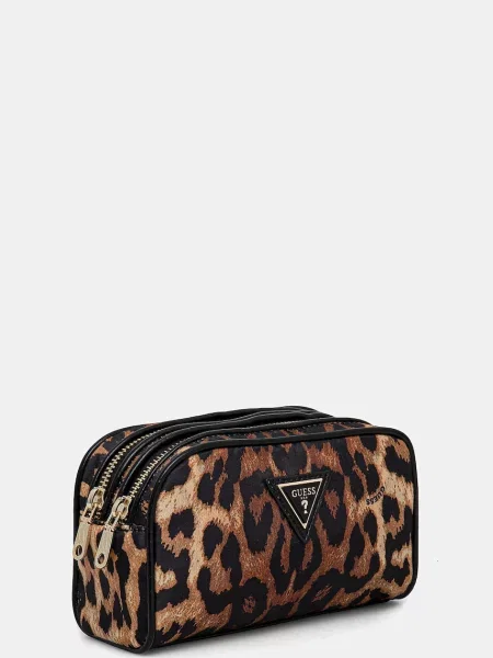 Guess Geantă pentru cosmetice Negru maro