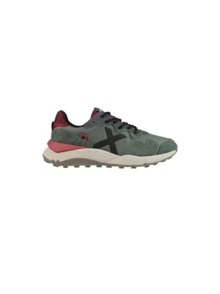 Sneakersy Munich skórzane zielone