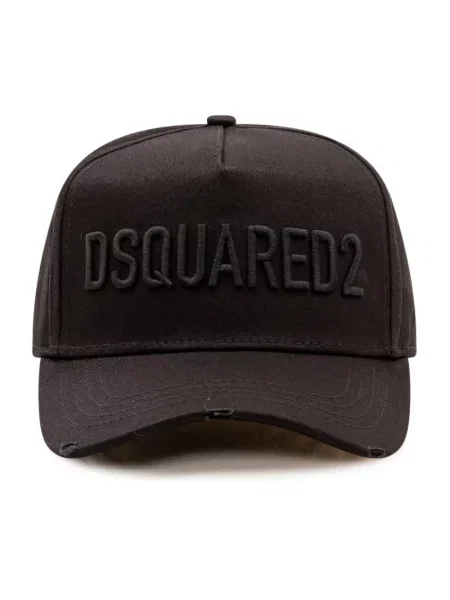 Czapka z daszkiem Dsquared2 czarna