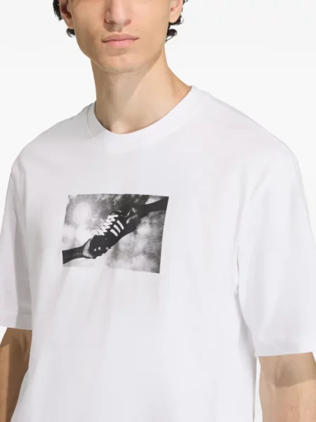 Nogomet pletene tenisice Adidas Adizero s printom bijela