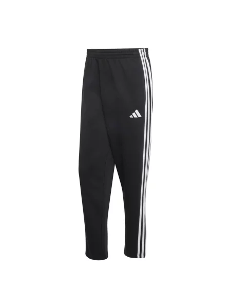 ADIDAS SPORTSWEAR Pantaloni sport Essentials Fleece Tapered Open Hem negru alb
