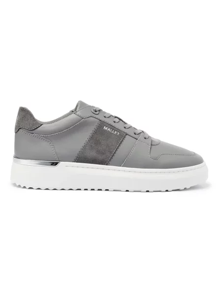 Sneakersy Mallet London skórzane szare