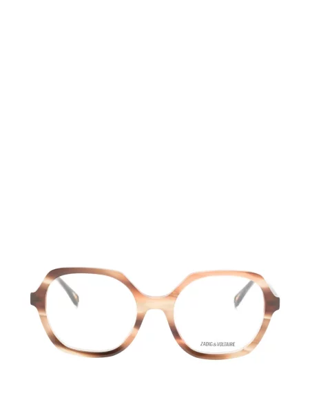Ochelari de soare Zadig&voltaire cu imprimeu geometric maro