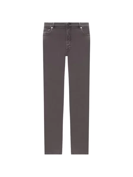 Pantaloni Brunello Cucinelli cu 5 buzunare gri