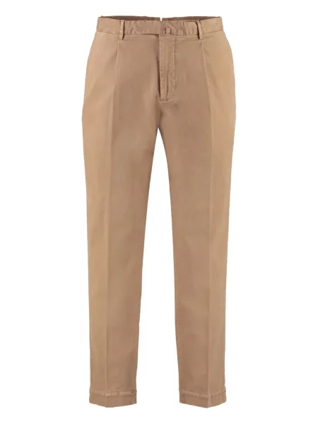 Pantaloni The (alphabet) plisate maro