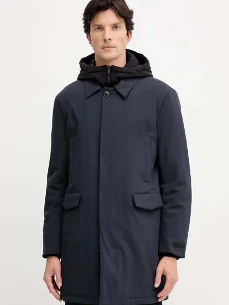 Trussardi rövid kabát átmeneti sötétkék