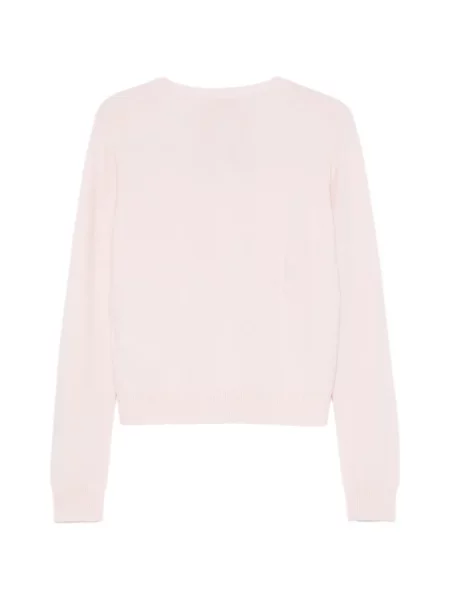 Cardigan N°21 cu broderie roz
