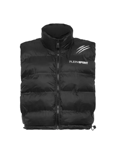Pikowana kamizelka Plein Sport czarna