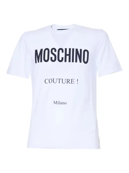 Tricou Moschino cu imagine alb