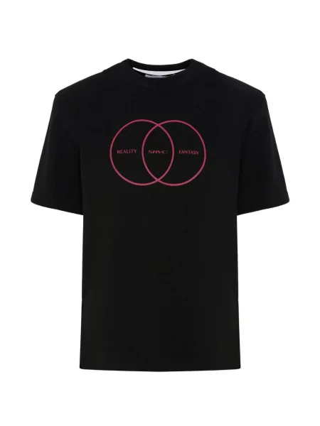 Tricou Srvc Studio cu imagine negru
