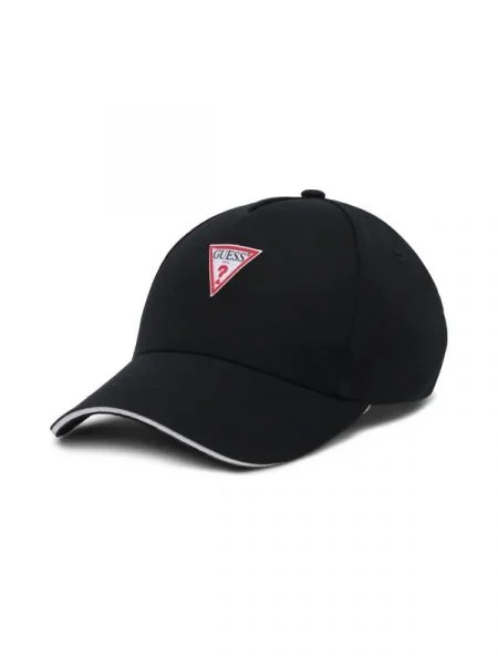 GUESS Șapcă baseball TRIANGLE PATCH negru