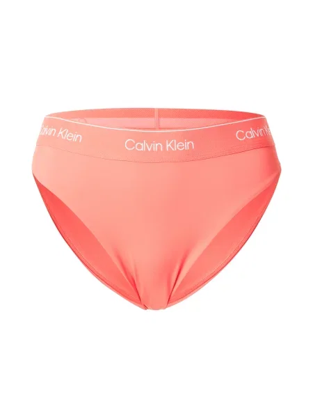 Calvin Klein Swimwear Bikini hlačke svetlo roza bela