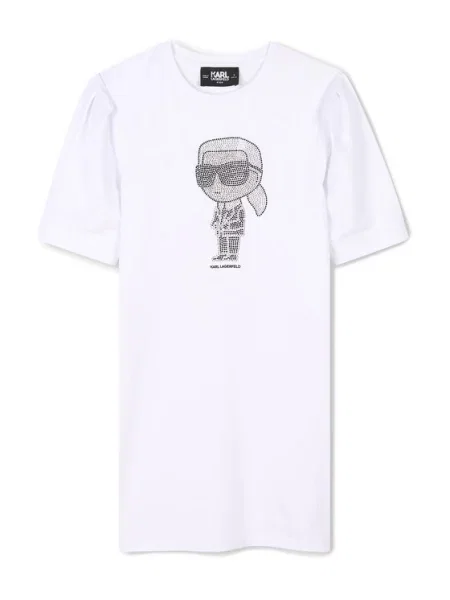 Karl Lagerfeld Kids Haljina za svaki dan M bijela