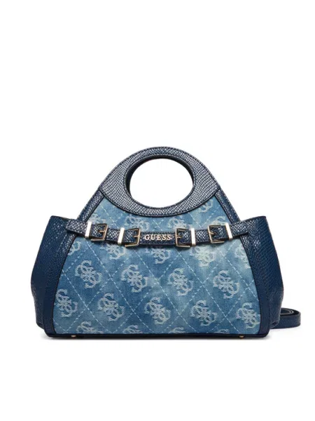 Ročna torba Guess modra
