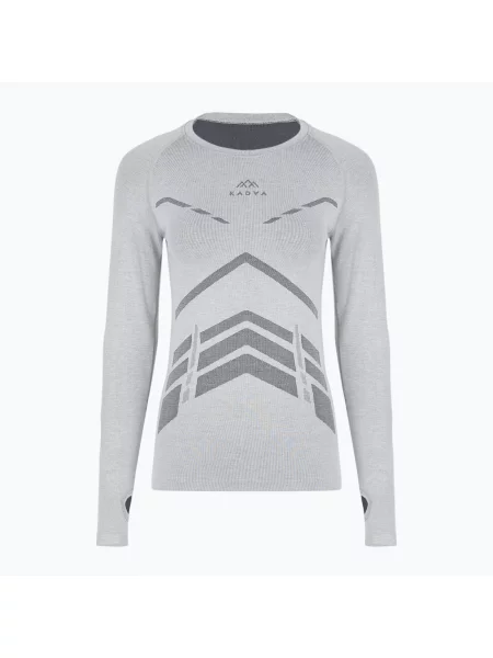 Bluză termoactivă pentru femei KADVA ALPINESTEP BAMBOO THERMO LIGHT PLUS gri