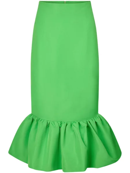 Cu peplum fustă tip creion Nina Ricci verde