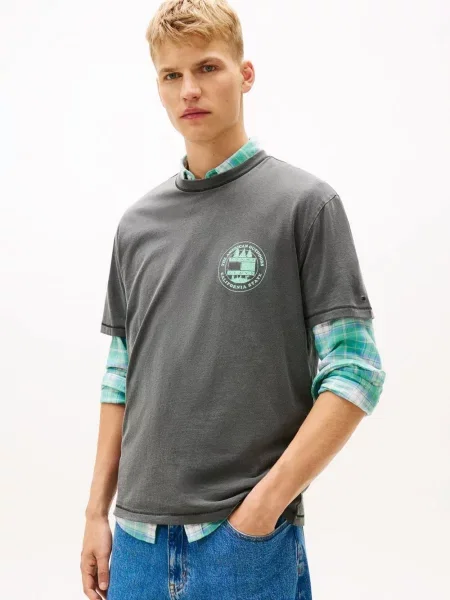 Tommy Jeans t-shirt szara