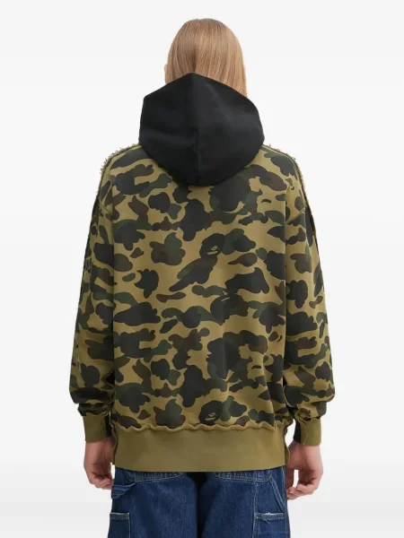 Hanorac cu glugă A Bathing Ape® cu imagine cu model camuflaj negru