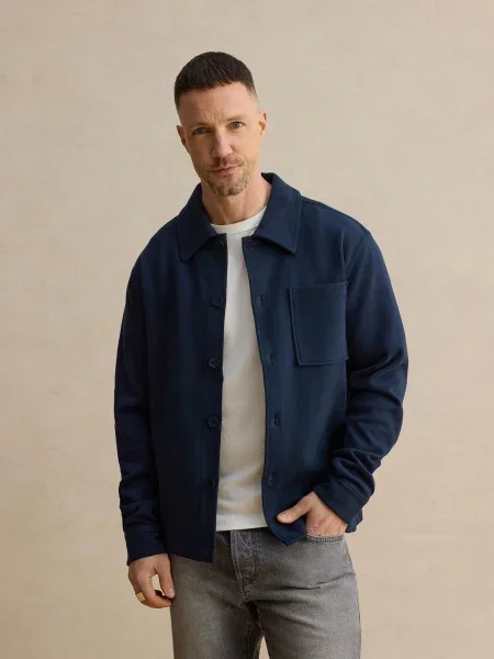 DAN FOX APPAREL Cămașă Otto bleumarin