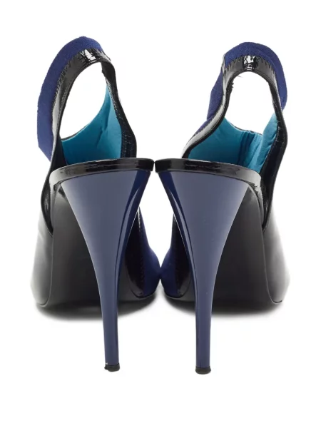 Pantofi cu toc Pierre Hardy din piele slingback negru